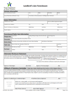 VTR-265-L - Landlord’s Lien Foreclosure Page 1
