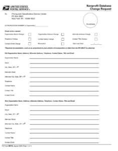 PS Form 6182 - Commercial Invoice